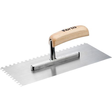 FORTIS Glättekelle gezahnt Alustütze 280x130mm 6x6mm (1/2)