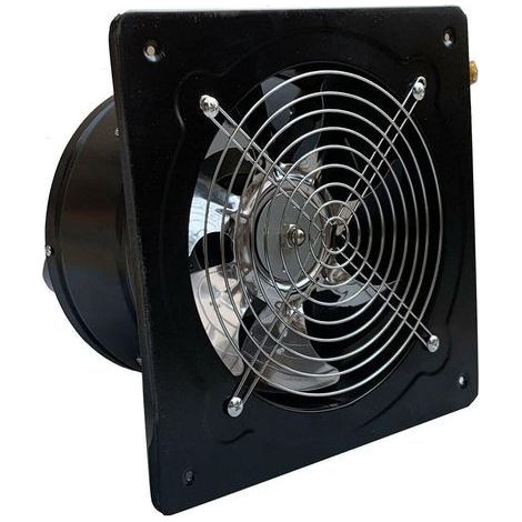 80W 8-inch axial fan, 1250 m³/h, 200 mm air extractor for kitchen, industrial metal extractor. (1/5)