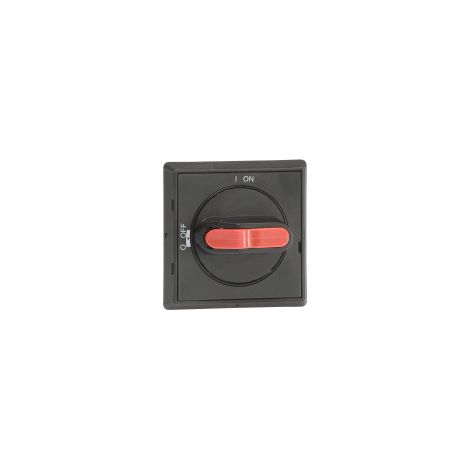 Pomo intermedio de metal negro IP65 con cerradura para OT16-125FT OHBS2RJ 1SCA105232R1001