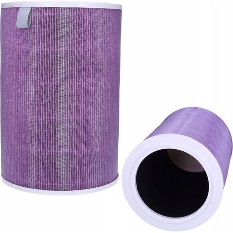 Purificatore d'aria Xiaomi viola con filtro HEPA antibatterico  Con chip RFID  4 strati  Carbone attivo  PM2.5 99,7%  Fino a 2/2S/2H/3C/3H