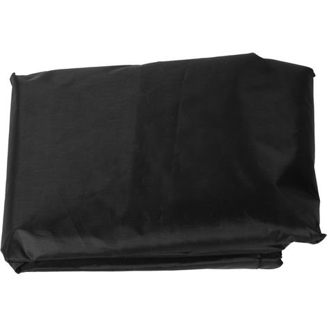 Housse de protection imperméable et robuste pour coffre de terrasse et bancs de rangement extérieurs (noir) (1/5)