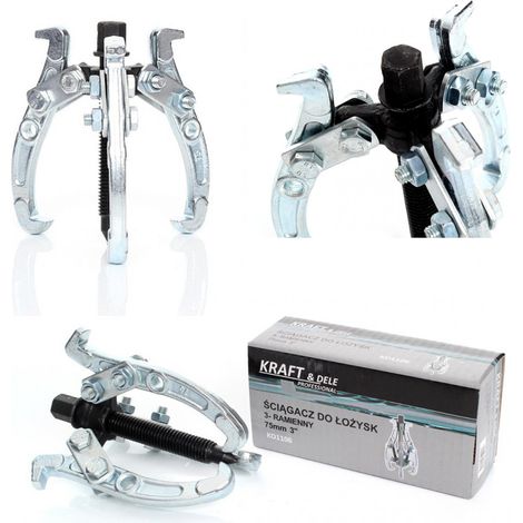 Extractor de rodamientos de 3 brazos de 75 mm (3") KD1106 (1/5)