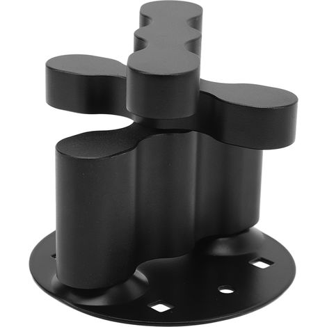 Support de bidon d'essence RX DLX PM noir, revêtement électrophorétique, support de réservoir de carburant ultra-résistant pour moto (1/5)