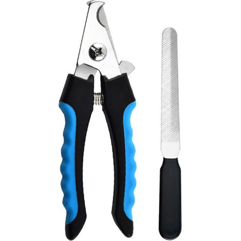 Nail Clippers for Small to Large Dogs and Cats - Integrated Nail File - Professional Handling - Efficient Nail Clipper - Scissors for Small and Large Claws (1/4)