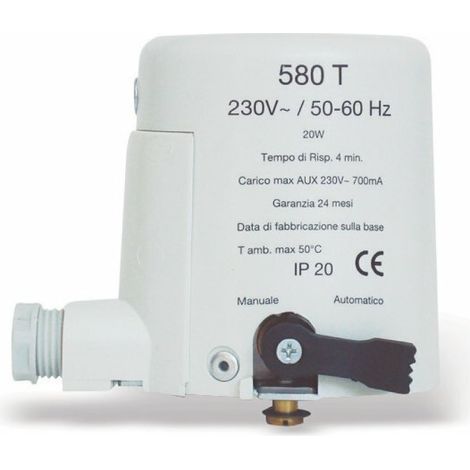 WATTS - 580T ATTUATORE ELETTROTERMICO 2 POSIZIONI PER VALVOLA DI ZONA 230V 580T220VX (1/3)