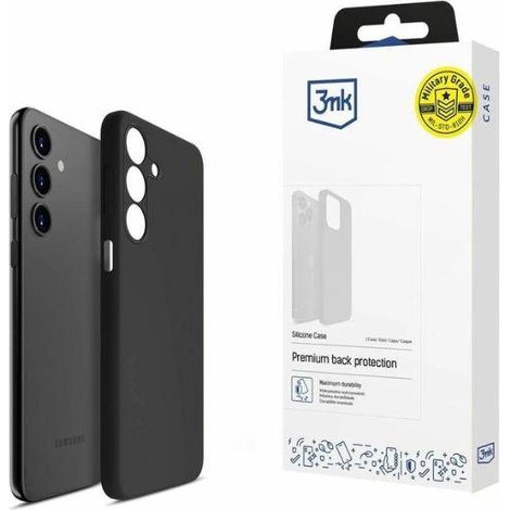 Schutzhülle für Samsung Galaxy A15 3MK Silikon Schwarz (1/4)