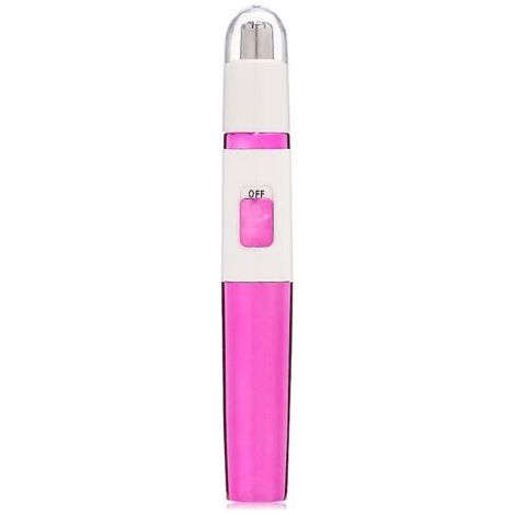 Nasen- und Ohrhaartrimmer für Damen (Pink), professioneller, schmerzfreier Nasenhaartrimmer, Augenbrauen- und Nasenhaartrimmer (1/5)