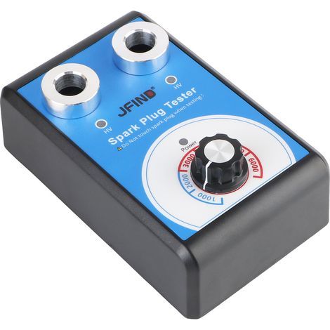 Probador de bujías de doble orificio JF109 - Analizador de encendido de alto voltaje con frecuencia ajustable (1000-6000 RPM) para diagnóstico de rendimiento - Compatible con vehículos de gasolina de  (1/5)