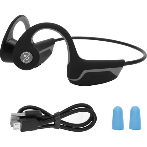 Wasserdichte kabellose Bluetooth 5.0 Sportkopfhörer mit Knochenleitung und Ohrhaken (1/5)