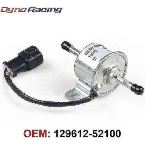 Pompe d'alimentation électrique 12 V pour carburant 12 V 129612-52100 pour moteurs Yanmar 4TNV88, 3TNV88 et 4TNV84, mini-pelle Hitachi ZX30U-2 et ZX35U-2, et pelle Takeuchi TB230 26-27. (1/2)