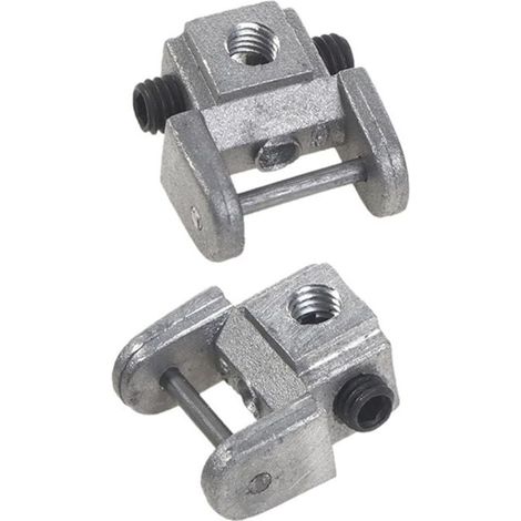 2 Pièces Supports de Lames Scie à Chantourner Adaptateur Conversion Sans Broche Métal (1/4)