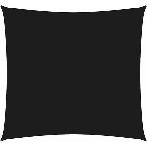 Maison Exclusive - Toldo de vela cuadrado tela Oxford negro 2x2 m
