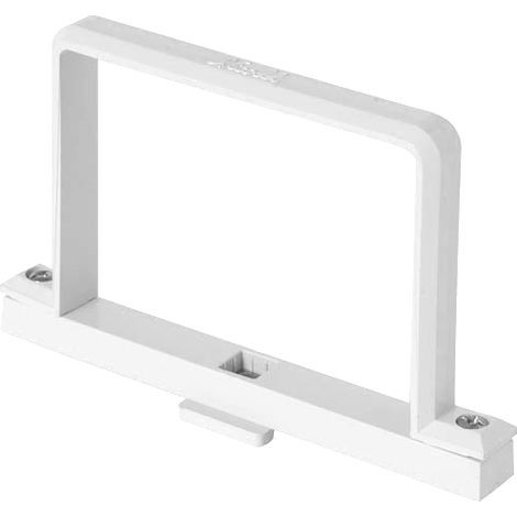 Nicoll – Collier de serrage blanc Ø70mm pour tube de descente 73x100 – Fixation murale esthétique – Accessoire de plomberie