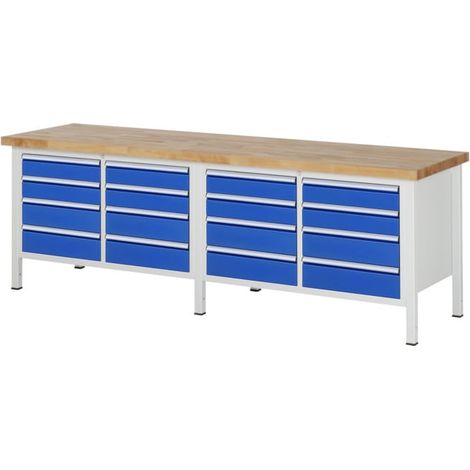 Etabli Rau modèle 8477, L 2500 x P 900 x H 840mm (1/5)