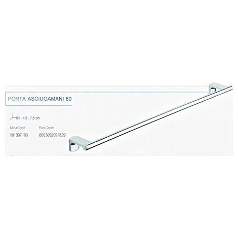 METAFORM - MOVIN' PORTA ASCIUGAMANI 60CMIN OTTONE CROMATO