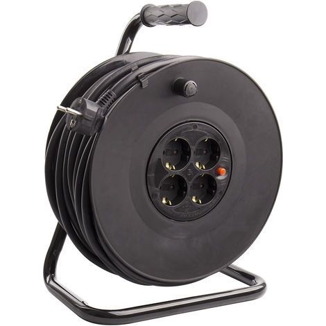 Kabelverlängerungsrolle 40m 3x1.5mm Schwarz (1/3)