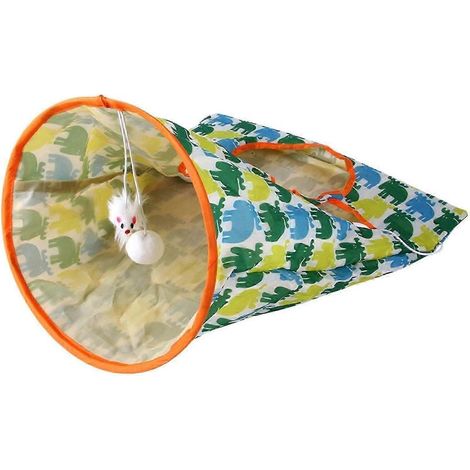Tunnel de jeu portable pour animaux de compagnie, pliable et avec balles, tunnel amusant pour chiots, chatons, lapins et autres petits animaux.-Deer (1/5)