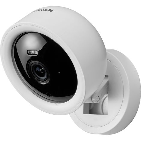 OSRAM Caméra SMART+ WiFi 4MP 2K QHD Vision nocturne Intérieur Blanc Caméra Wi-Fi SMART+ 4 MP 2K QHD, vision nocturne jusqu'à 7 m, audio bidirectionnel, microSD 256 Go, compatible Alexa, intérieur bl (1/5)