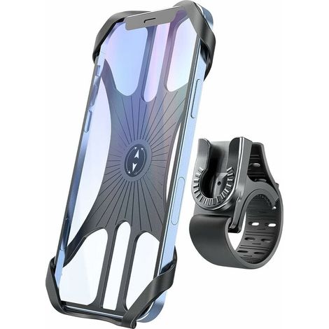 Support de téléphone portable, barre de direction à 360°, barre de direction, support de support de moteur abnehmbare, support de support de téléphone universel en silicone (1/5)