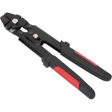 Pince à sertir pour câbles métalliques, en acier au carbone, pince à sertir pour câbles manuels, plage de sertissage de 0.1 à 2.2mm