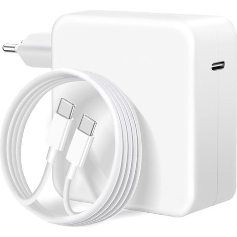Chargeur 100 W Compatible avec Mac Book Air 13/15 Pouces, Pro 14/13/12 Pouces 2022-2018, iPad Pro, Compatible avec Lenovo, HP, Samsung, Dell, ASUS et Tous Les appareils USB-C (1/5)