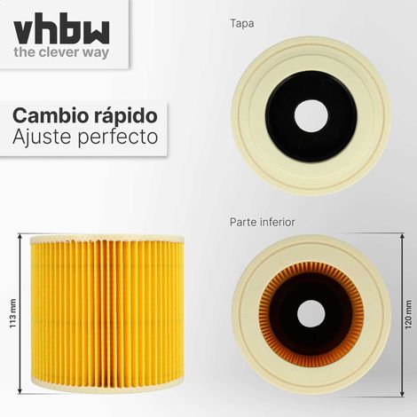 Vhbw Faltenfilter Kompatibel Mit Kärcher NT 200, NT 601, NT 602, NT 602 Nt 602 Lp Nt 802 I Staubsauger Patronen Filter 15422399 Vhbw Faltenfilter Kompatibel Mit Kärcher NT 200, NT 601, NT 602, NT 602 Nt 602 Lp Nt 802 I Staubsauger Patronen Filter 15422399