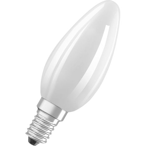 OSRAM Filament LED Lampe mit E14 Sockel, Warmweiss (2700K), Kerzenform, 6W, Ersatz für 60W-Glühbirne, matt, LED Retrofit CLASSIC B (1/2)