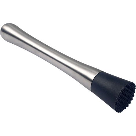 Pilon à cocktail Acier inoxydable Embout PP antidérapant 21cm Outil de bar professionnel pour écraser fruits et glace (1/5)