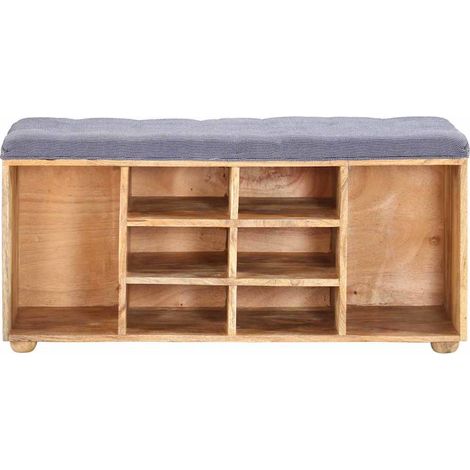 Maison Exclusive - Panca da Ingresso 100x35x47 cm in Legno Massello di Mango (1/5)