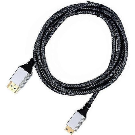Câble HDMI vers mini HDMI extra long de 5 m, plaqué or, pour transfert vidéo HD 4K, avec fil tressé (1/4)