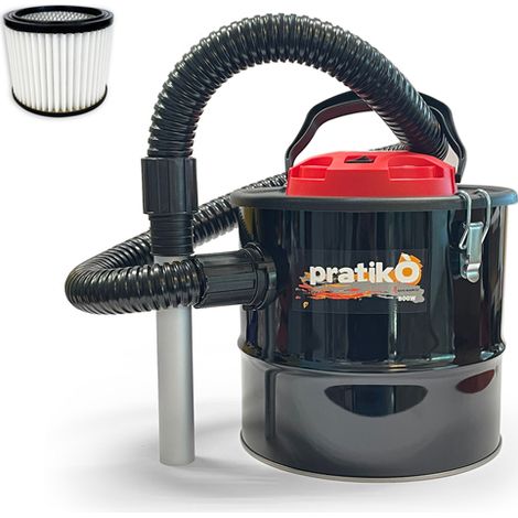 Aspiracenere elettrico Pratikò da 800 W per stufa a pellet Aspiracenere Aspiracenere