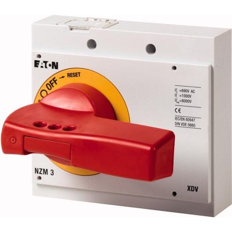 Dispositif de commande Eaton nzm3-xdvr verrouillable compatible disjoncteur