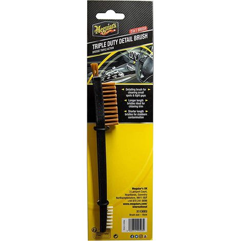 Meguiar’s X1130EU Spazzolino 3 in 1 per Detailing Interni Auto