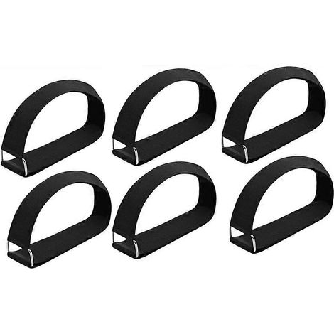 Lot de 6 sangles de pédales réglables pour appareil d'exercice elliptique pour les jambes, sangles de pédales pour l'entraînement des jambes sous le bureau (1/5)