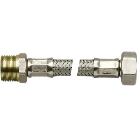 SCELTO DA DESIVERO Flex inox m.norm. m 3/8 f 1/2 l.0200 codice prod: DSV04628L (1/2)
