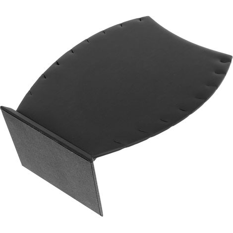 Adjustable Black Necklace Holder in Dense Panel and PU Leather for Jewelry (1/5)