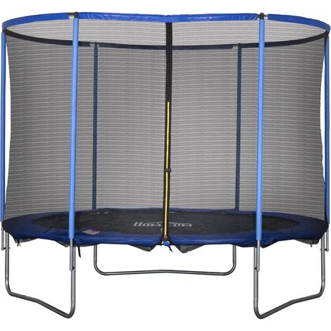 Trampoline avec filet de sécurité, trampoline de jardin pour une utilisation intérieure et extérieure, trampoline de fitness pour adolescents et...