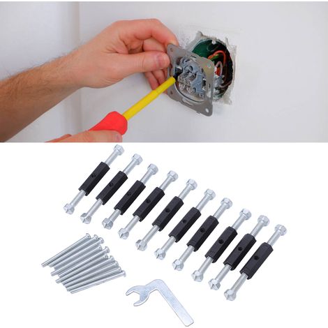 Réparateur de boîte de jonction type 86, réparateur d'interrupteur mural encastré, tige de support isolante 86 (1/5)