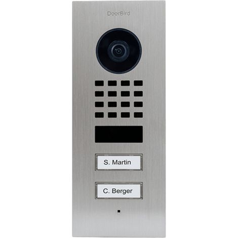 doorbird D1102V Video-Türsprechanlage aus Edelstahl in HD
