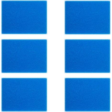 Filtres éponge de remplacement pour aspirateur Tineco iFloor HF10E-01 – Matériau éponge – Lot de 6 filtres – Réduction poussière et allergènes (1/2)
