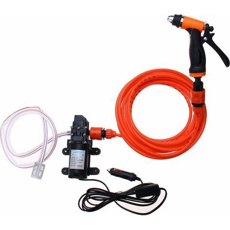Pistolet pression Nettoyeur haute pression 12V 70W 87PSI portable pour voitures maison jardin (1/5)