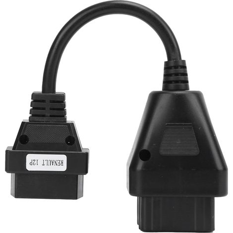 Adaptateur OBD2 professionnel 12 broches vers 16 broches pour diagnostic automobile - Câble d'extension (1/5)
