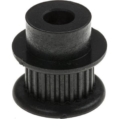 Poulie pour courroie crantée en PC renforcé de fibre de verre 22 dents , pas de 2mm, alésage 6mm ( Prix pour 1 ) (1/2)