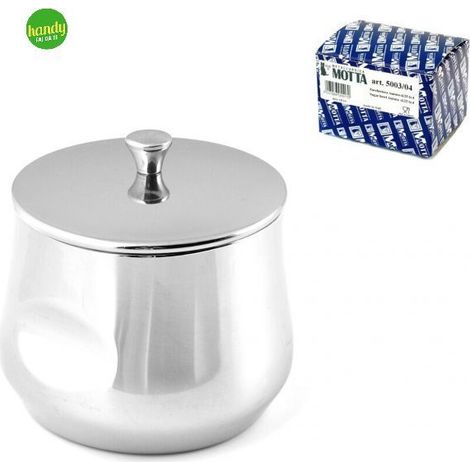 Zuccheriera Aurora Metallurgica Motta in acciaio inox per 4 tazze