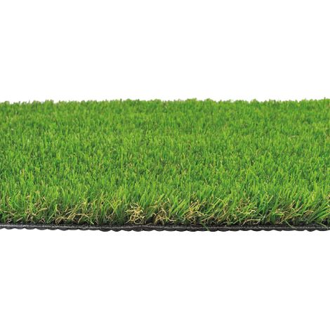 Gazon synthe'tique 1x10 m e'paisseur 35 mm en tapis de gazon PVC pour jardin balcon piscine
