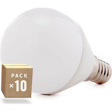 Packung mit 10 LED-LAMPEN 2835SMD E14 5W 410Lm 40.000H