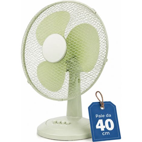 Ventilatore da Tavolo Autoportante SalviaPotenza 45W Diametro 40cm 3 Velocità (1/5)