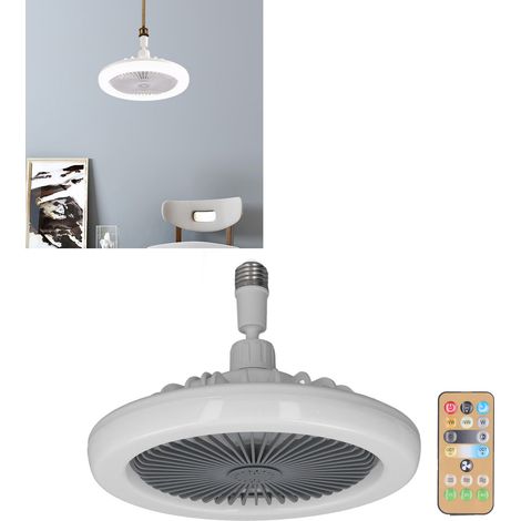 Multifunktionale E27-Steckdose mit Fernbedienung für Ventilator und LED-Lichtleiste 85–265 V (1/5)
