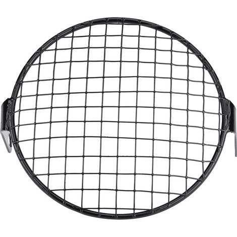 Masque de couverture de grille ronde pour phare latéral de moto, 6,5 pouces, pour Cruiser Chopper Cafe Racer 2 (1/5)
