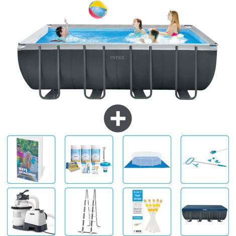 Intex Piscine Ultra XTR Rectangulaire - 549x274x132 cm - 9-pièces S615 (1/4)